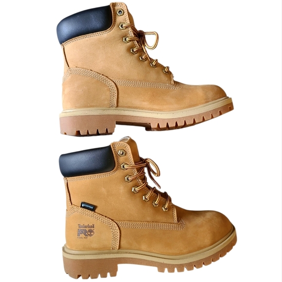 Women's Timberland Pro 6" Nubuck Work Boots Waterproof & Insulated Steel Toe 7.5 - Picture 10 of 15